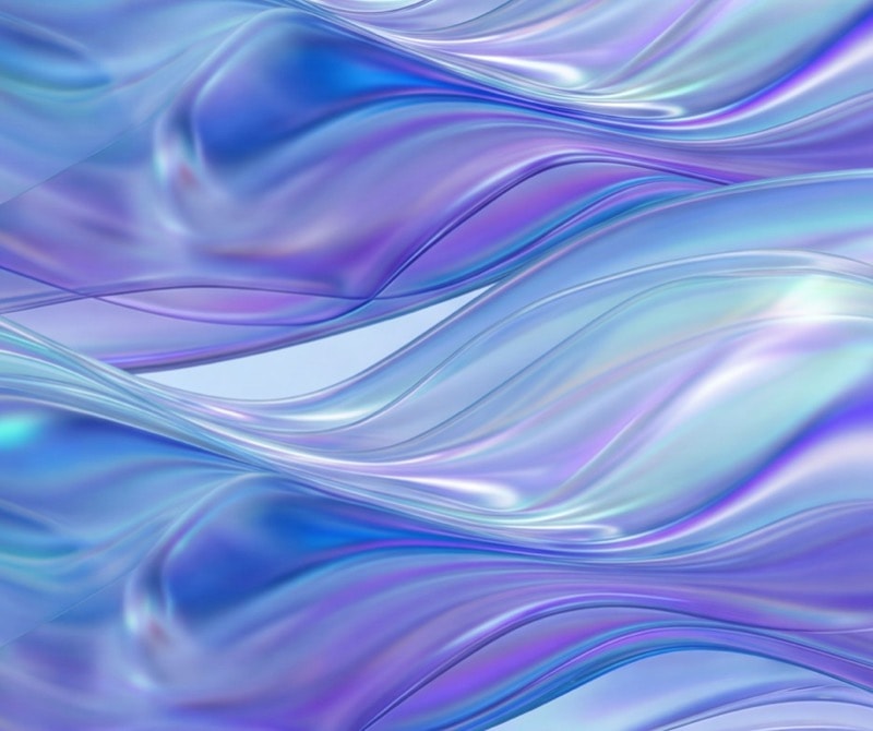 Iridescent waves visual panel 5