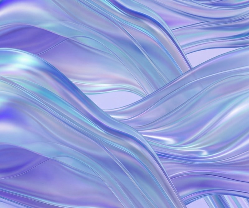 Iridescent waves visual panel 6